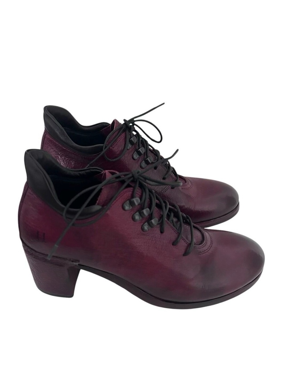 Untamed Street Berkeley Lace-Up Bordeaux Red 40 10